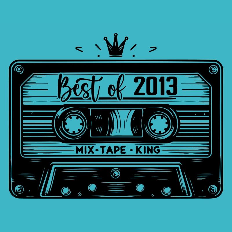 Cassette 2013 Vintage 2013 Millésime 2013 Cadeaux
