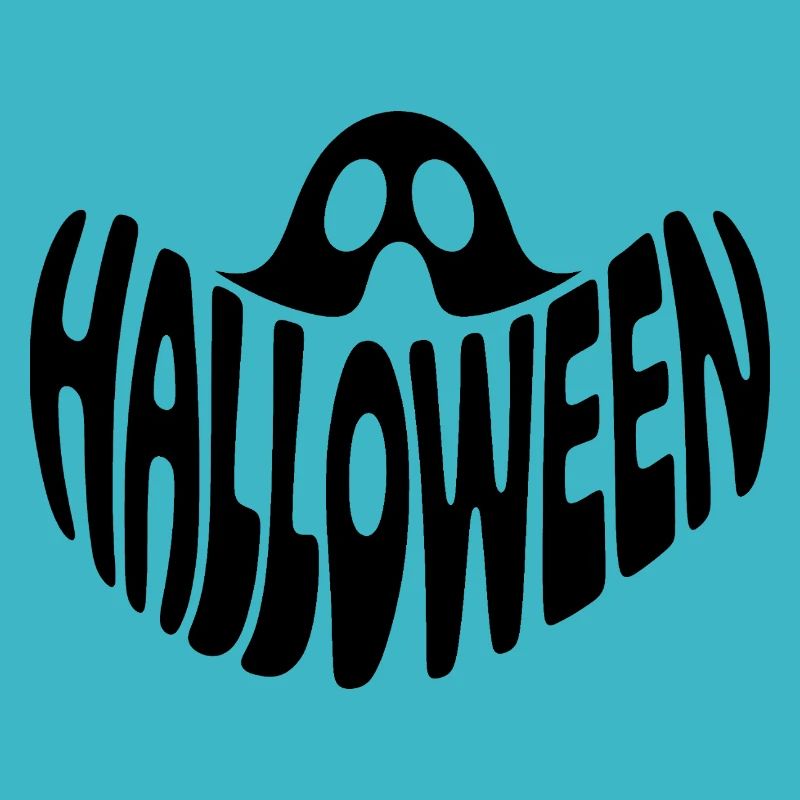 Ghost - Cooles Halloween Logo