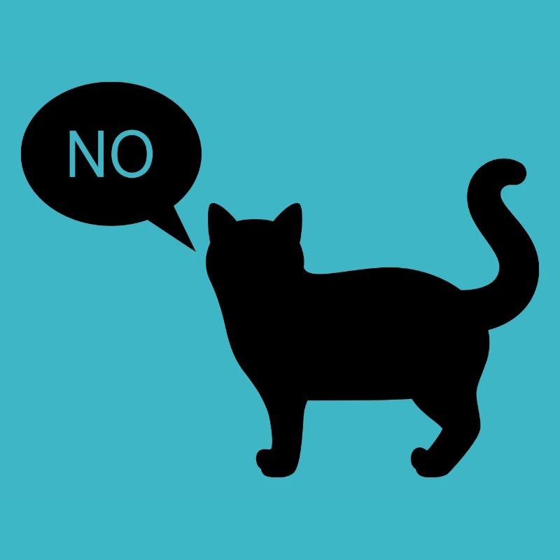 Cat says no