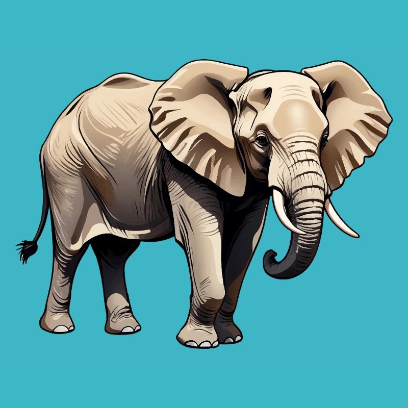Éléphant - Design Animalier