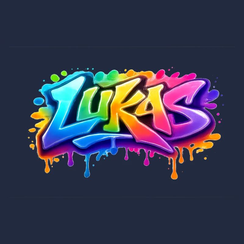 LUKAS GRAFFITI NAME FOR PERFECT GIFT PRINTABLE