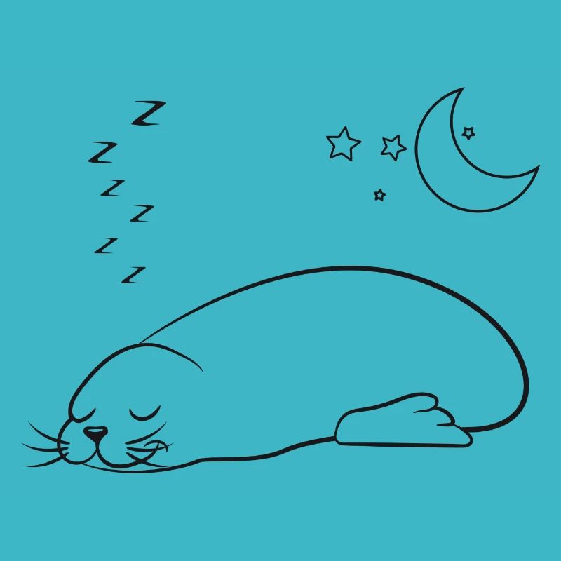 Merlu mer eau suess aime drôle dormir nac