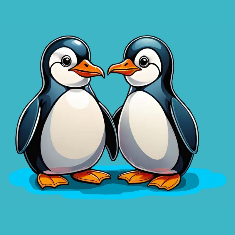 Deux pingouins