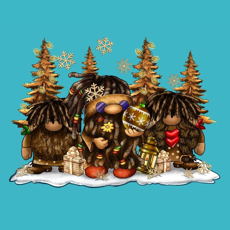 Noël Afro Gnome