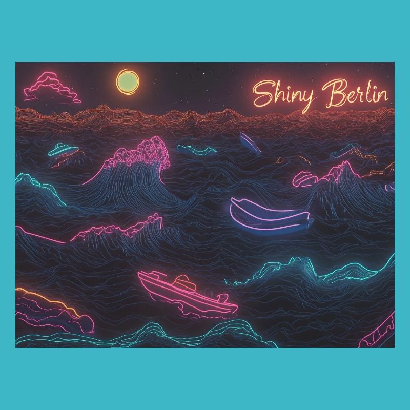 Shiny Berlin Neon waves