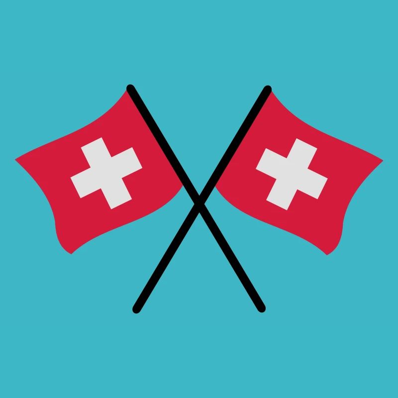 Schweizer Flaggen
