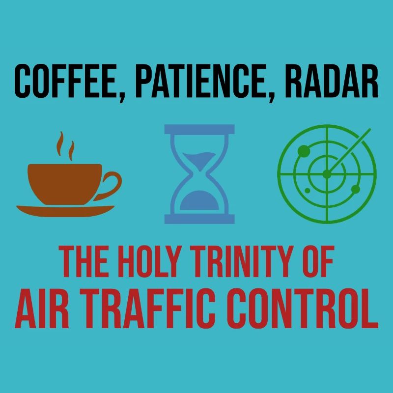 Air Traffic Controller ATC Coffee Patience Radar