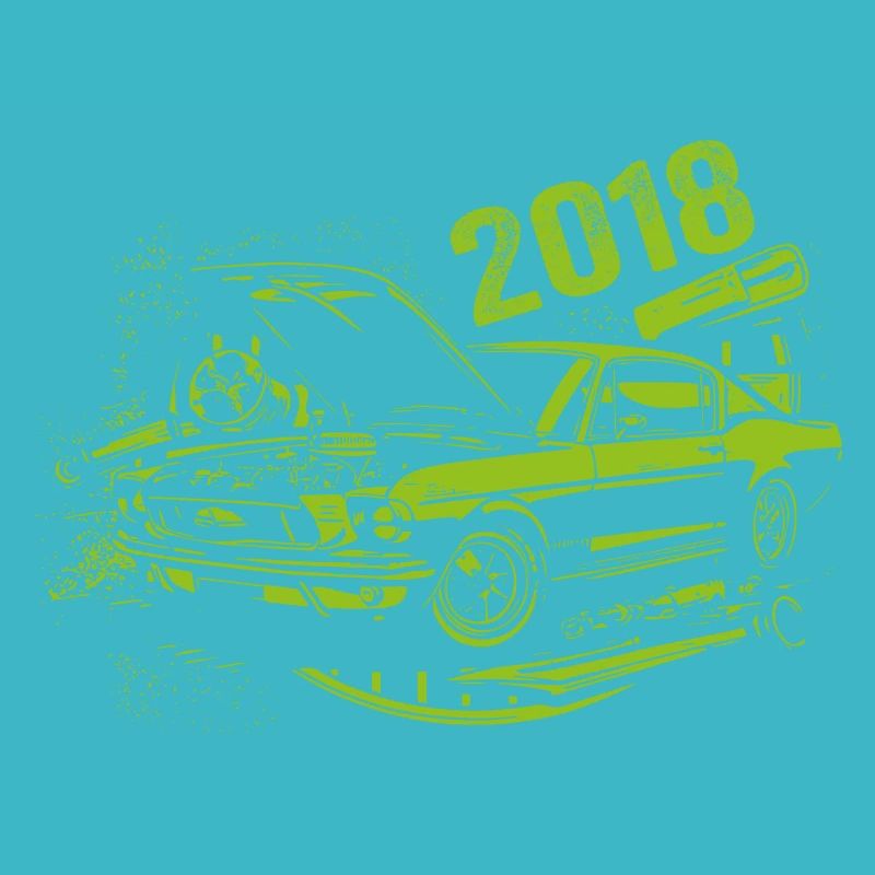 2018 Geburtstag Oldtimer Modell 2018 Vintage 2018
