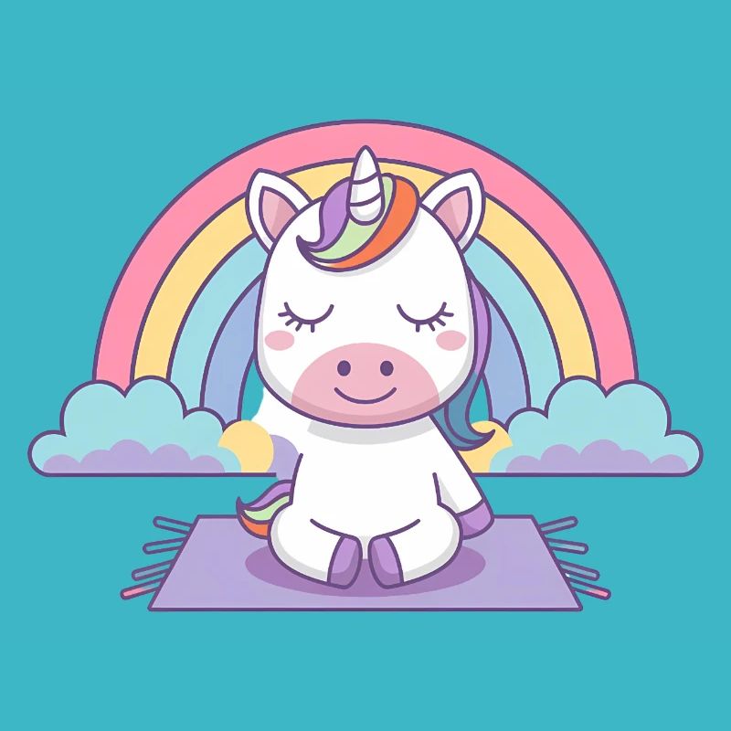 licorne de yoga