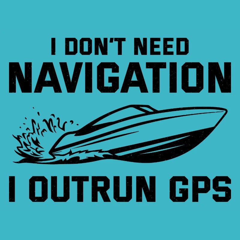 Humour de course de hors-bord pour les amateurs de navigation de plaisance