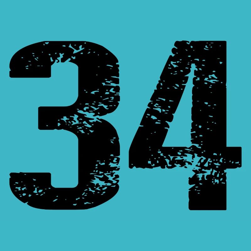 Maillot à 34 numéros