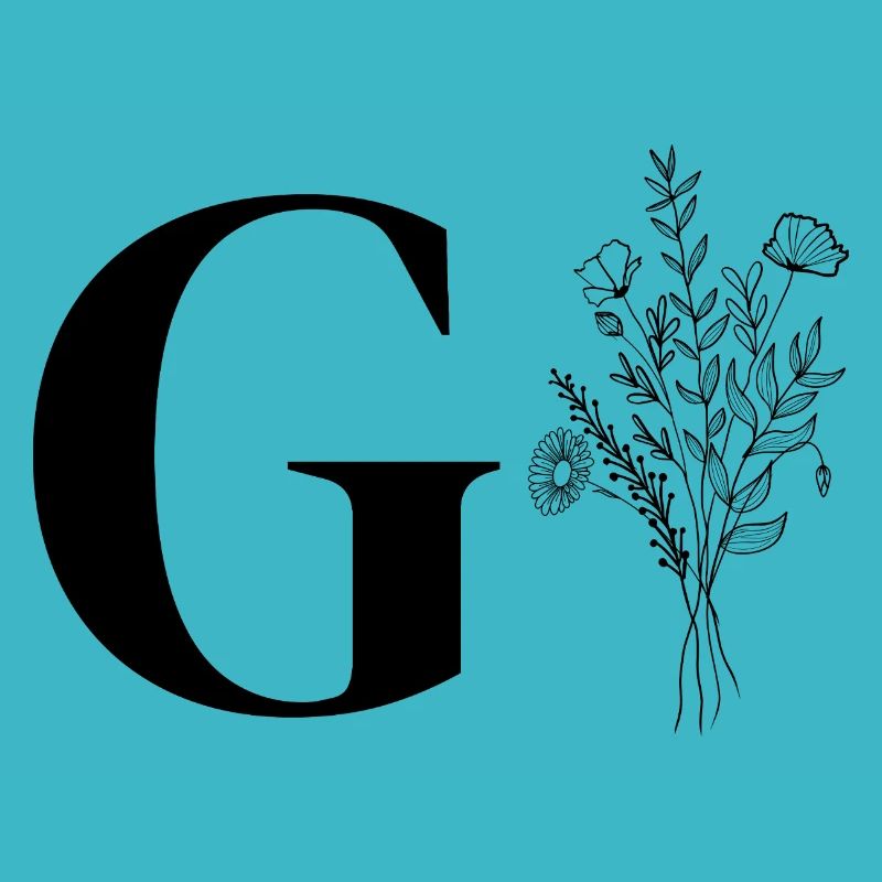 Minimalistische Blumen