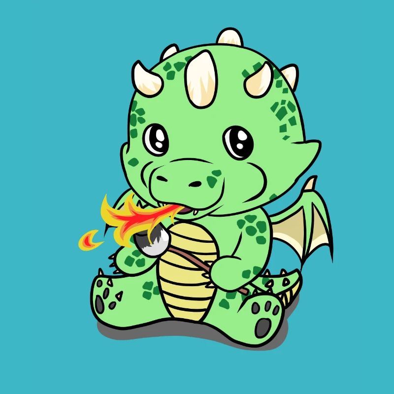 Marshmallow Drache