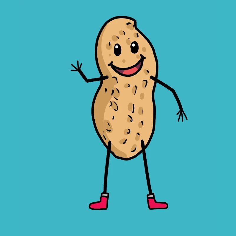 Happy Peanut drôle Peanuts Enfants Idée cadeau