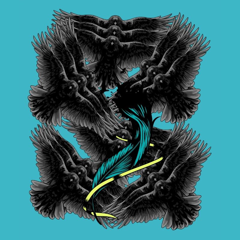 Feathers Wings Death Crows Beyond Grief