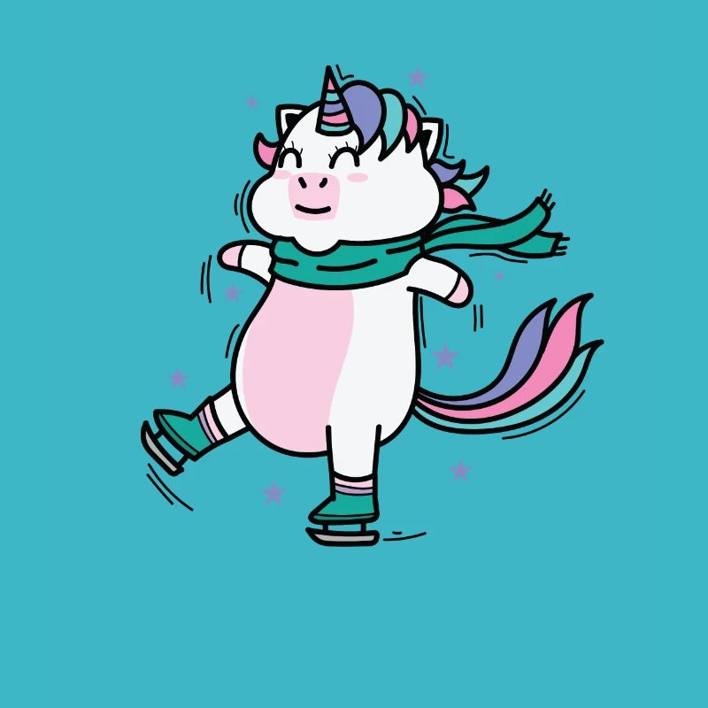 Unicorn makes figure skating mythical creature sport