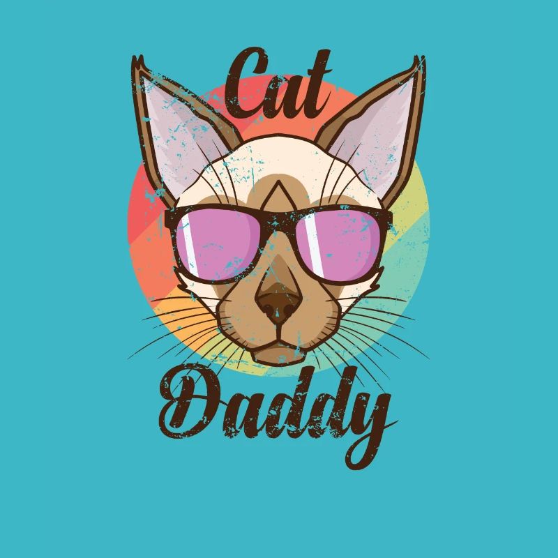Cat Daddy Siamese Cat Pet Cat