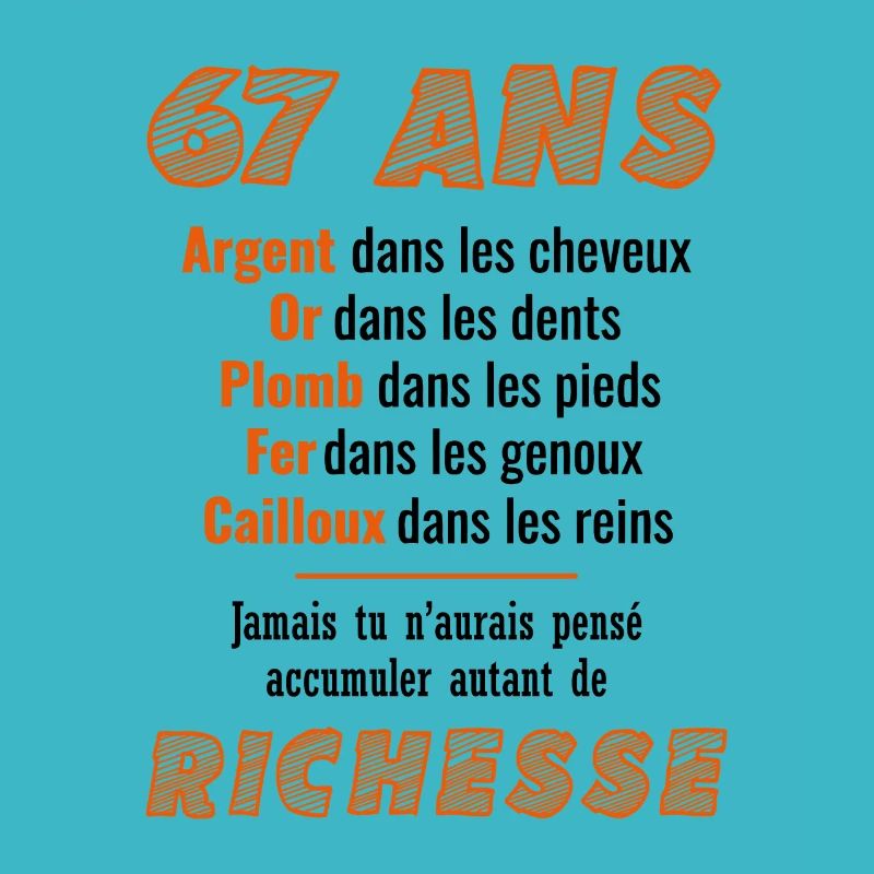 67 Ans Anniversaire Drôle Idée Cadeau