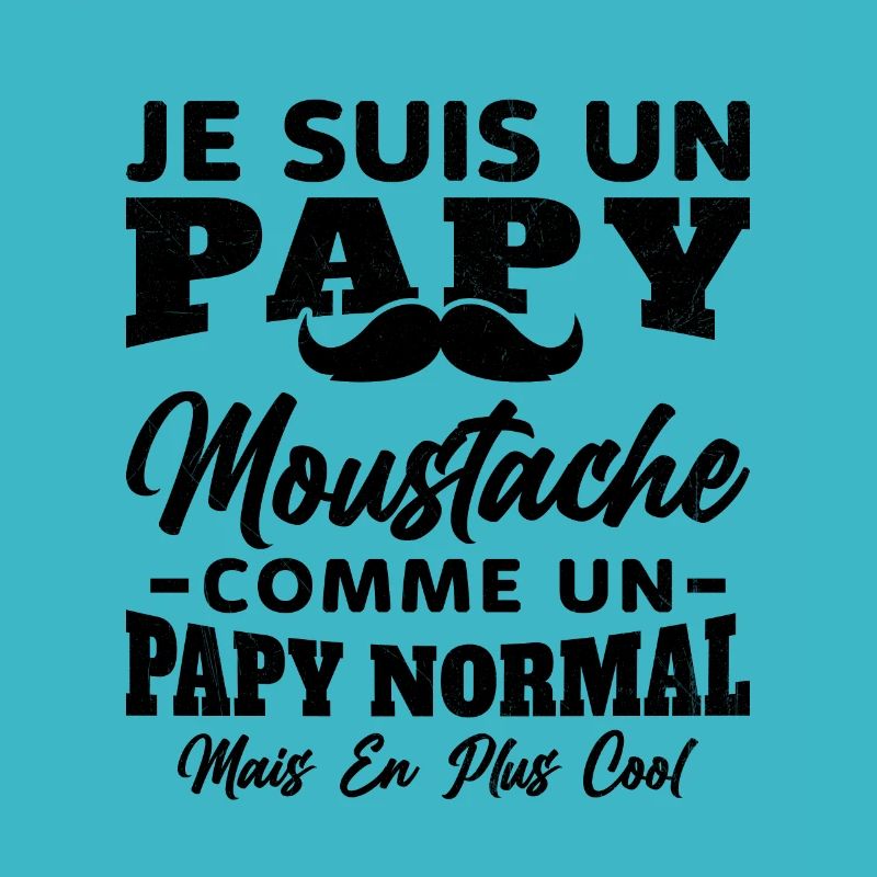 Un papy moustache comme un papy normal