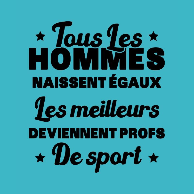 Les meilleurs hommes deviennent profs de sport