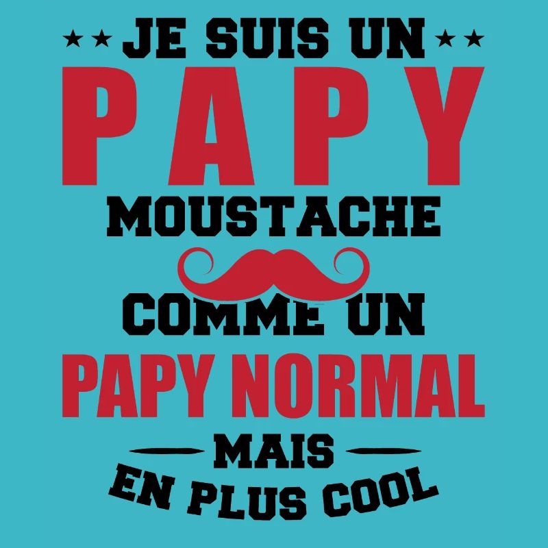 Un papy moustache comme un papy normal