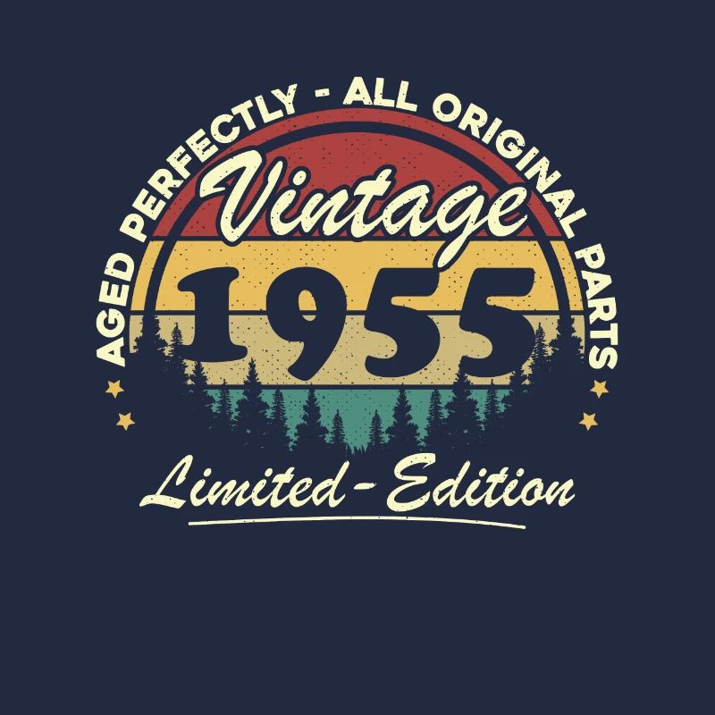 1955 Vintage Retro Geburtstagsgeschenk