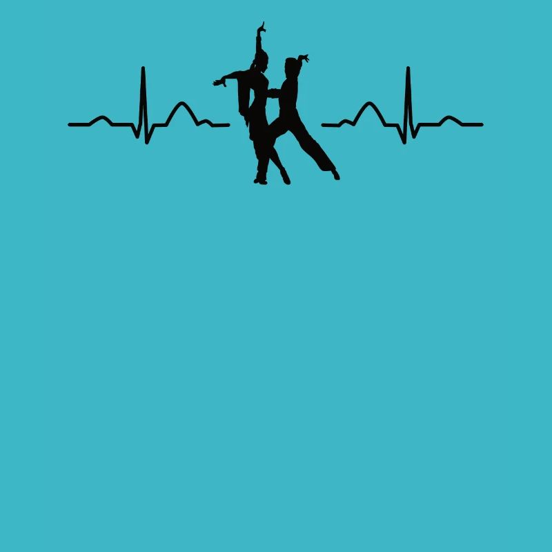 Latin Dancing Couple Heartbeat Dancer