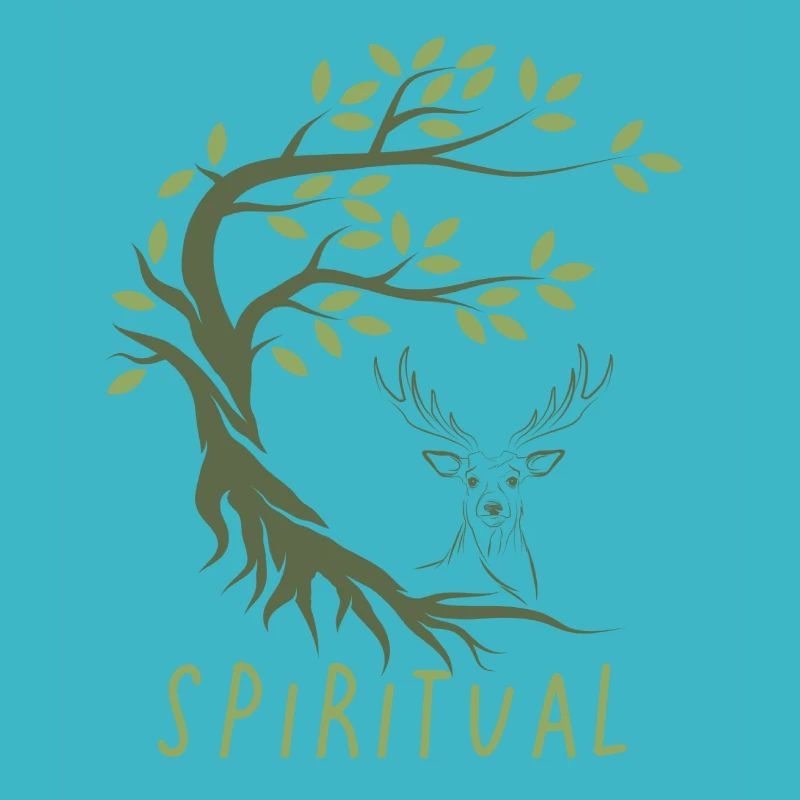 Baum des Lebens Elch Hirsch