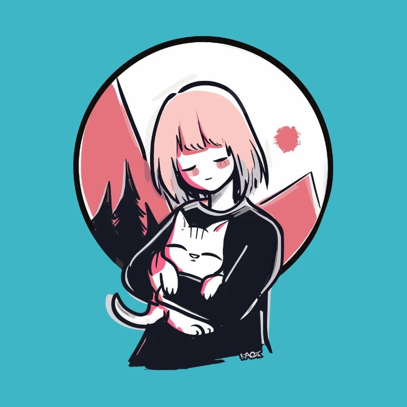 Juste nous deux : une fille et son chat
