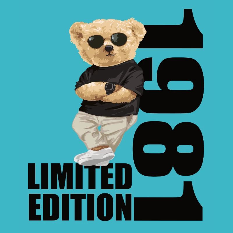 Limited Edition 1981 Bär Bären Geburtstag 1981