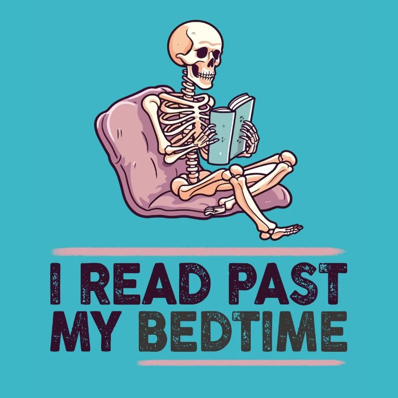 Je lis skeleton après le coucher