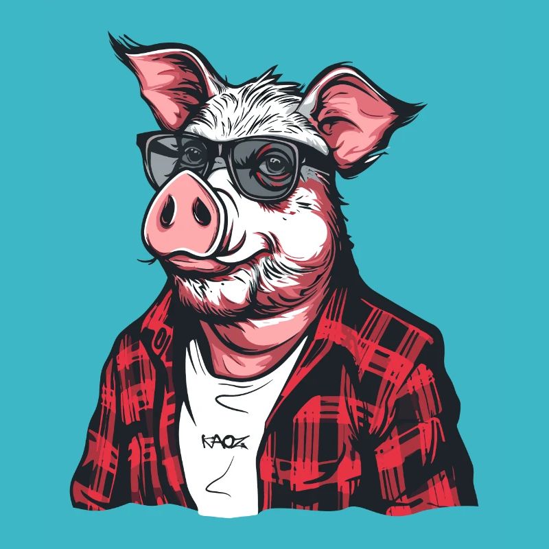 Cochon bûcheron