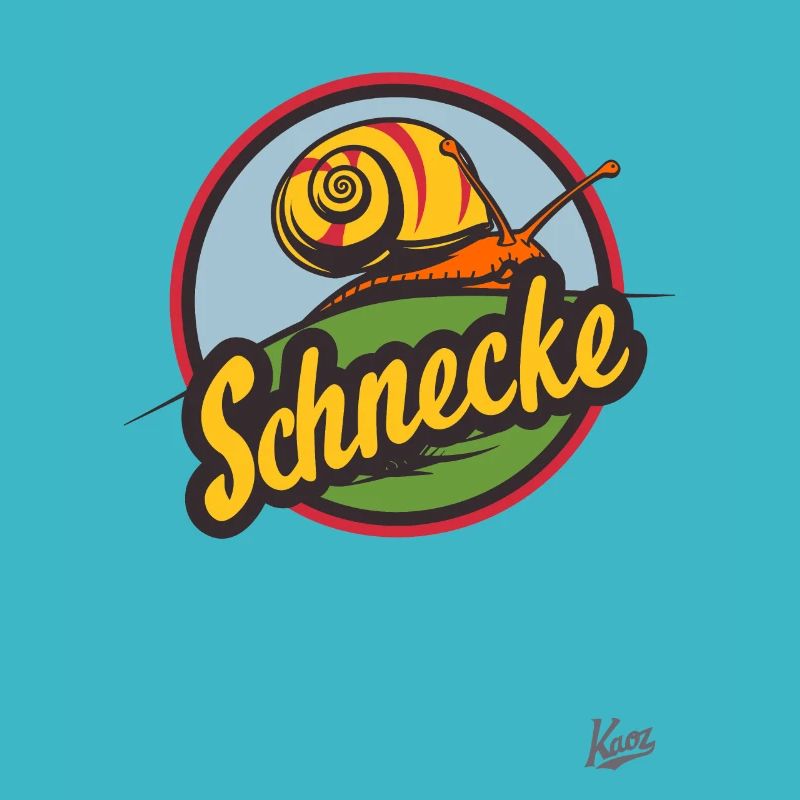 Eine bunte Schnecke