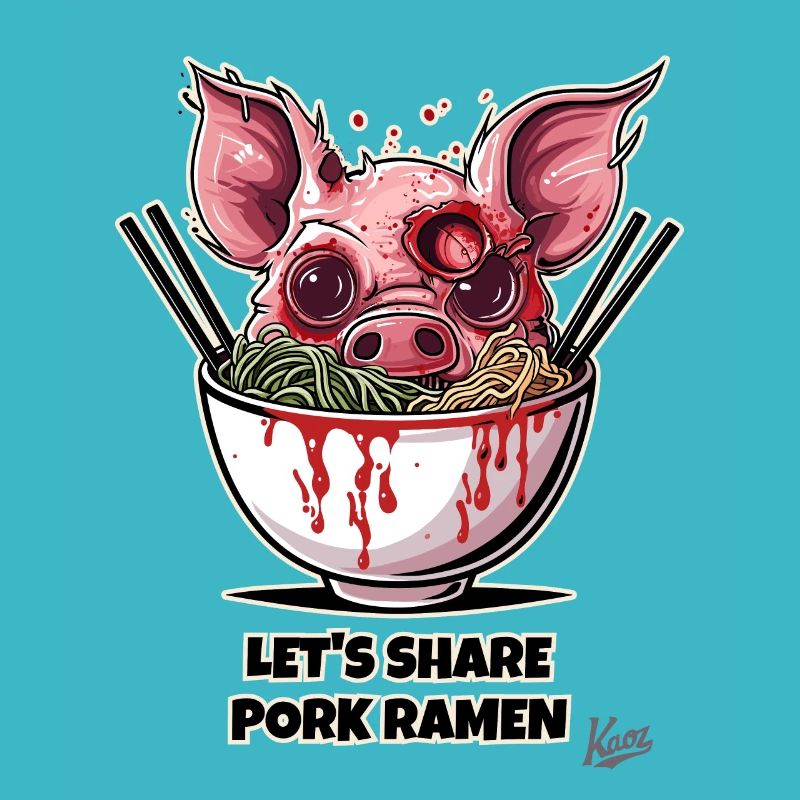 Let's Share Zombie Pork Ramen Noodles