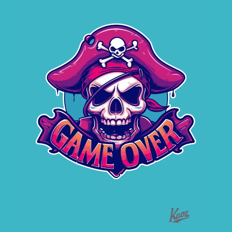 Game Over: Pirate Skull