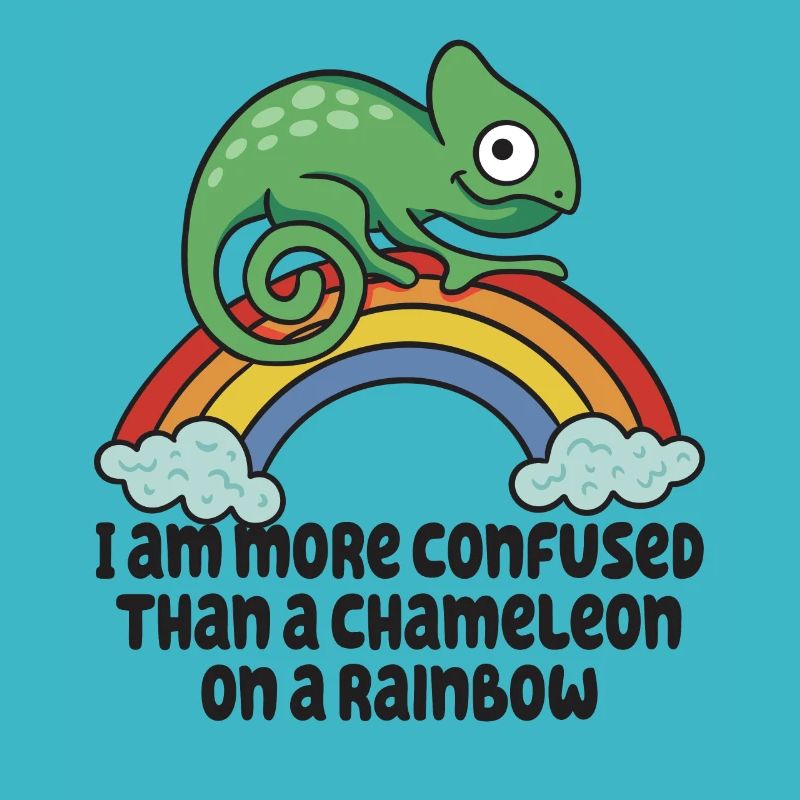 Je suis plus confus qu’un caméléon