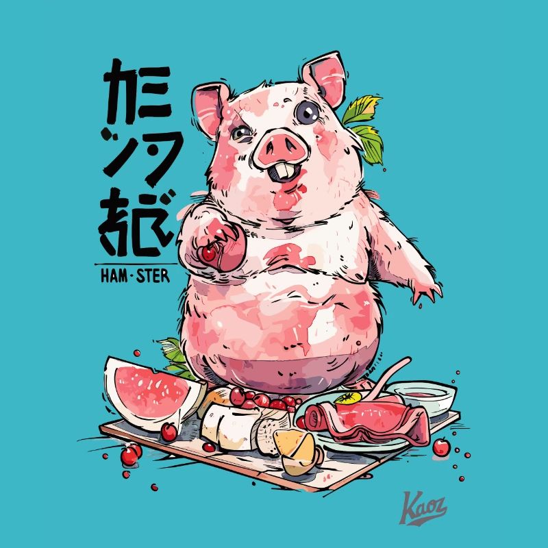 HAM-STER jambon et hamster carnivore