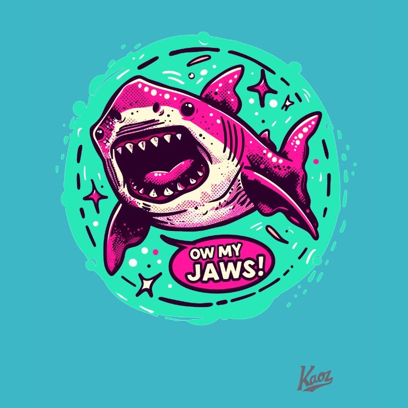 requin vert rose, Oh mes dents