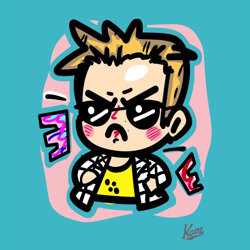 Cooler kleiner Junge