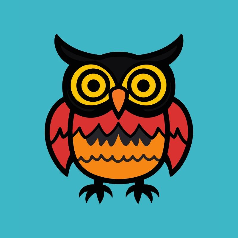 Owl Halloween Comic Funny