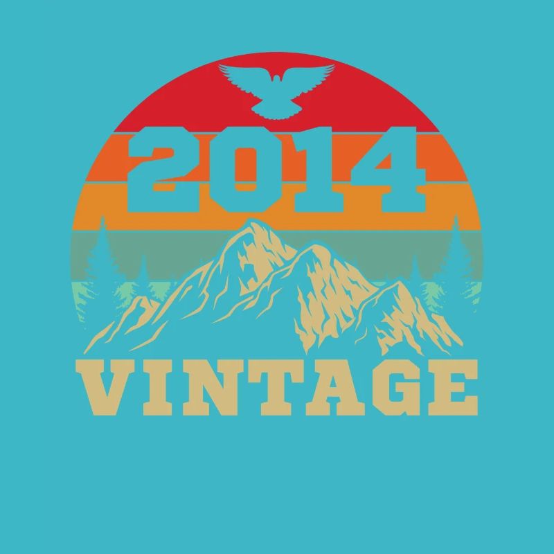 2014 Vintage Retro Birthday Gift