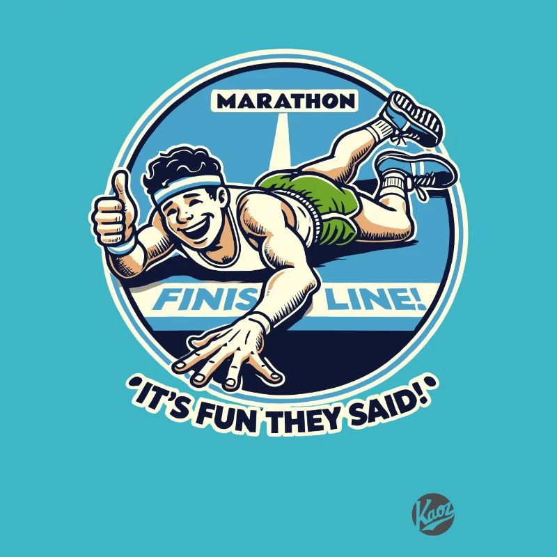 Courir un marathon ? C’est amusant, ont-ils dit