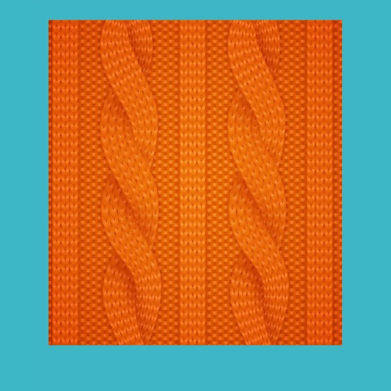 Orange gestricktes Muster Design Orange Knitted