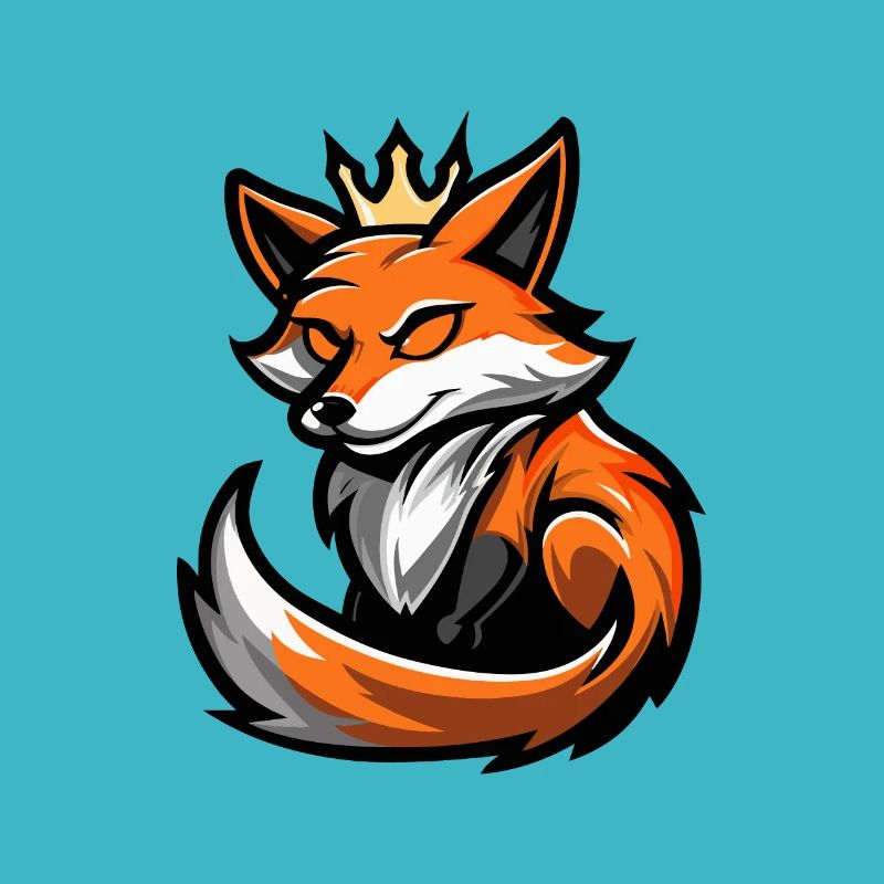 Couronne de dessin animé Fox