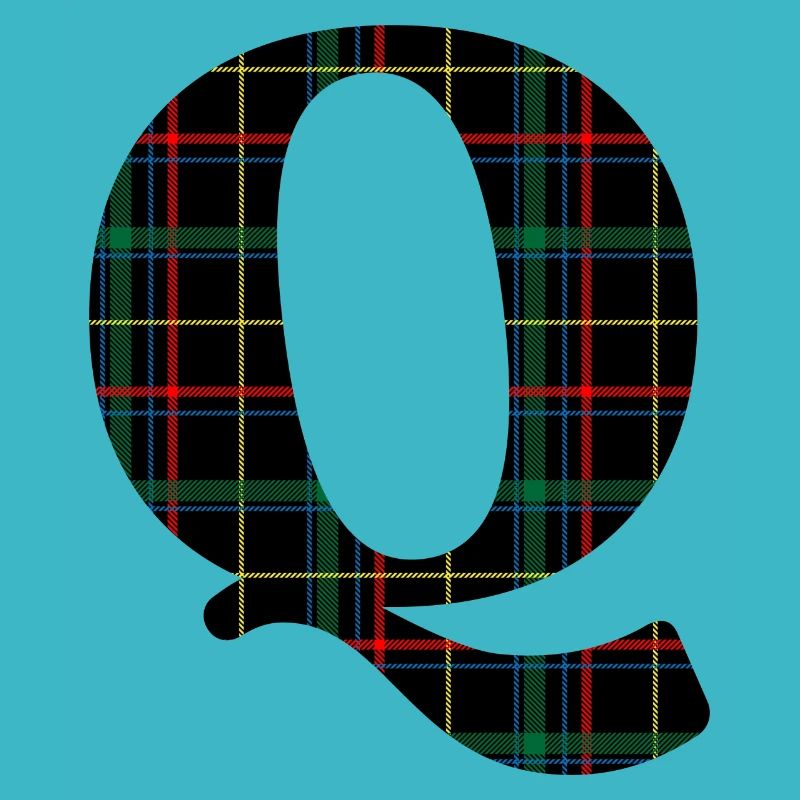 Monogram q tartan scottish