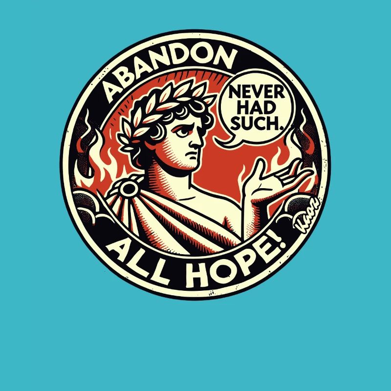 Abandon all hope, Dante in hell