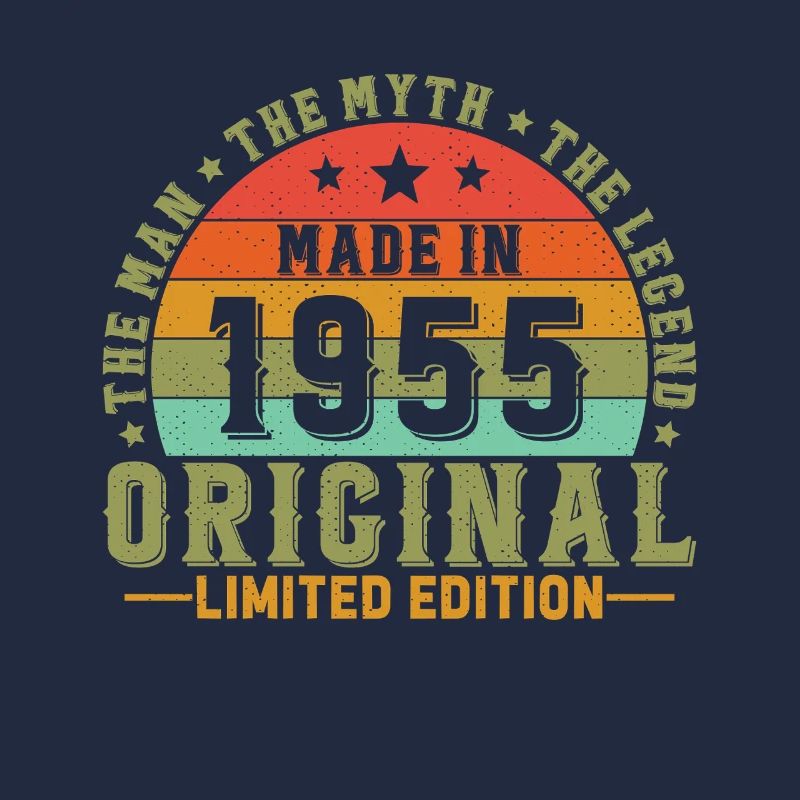 Vintage 1955 Retro Jubiläumsgeschenk