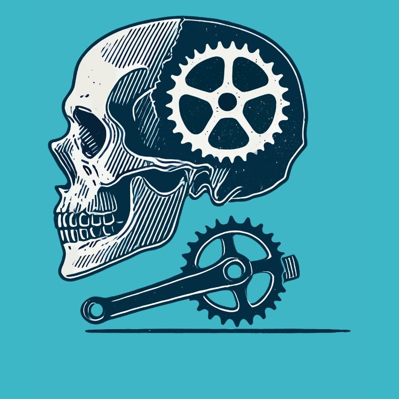 Bicycle Skeleton Sprocket Cycling