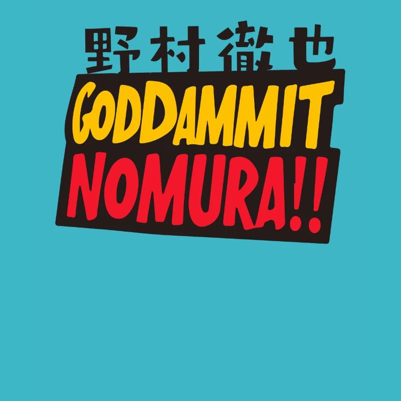 Goddammit Nomura – Bunte Schrift
