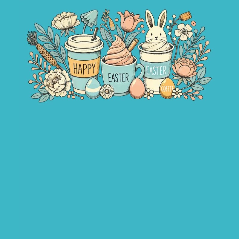 Osterhase Kaffeetasse Latte Macchiato Ostern